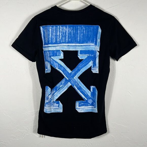 🔥 Off-White Crayon Marker Tee - High End Designer Brand - Sz Small - PERFECT! - Picture 1 of 7